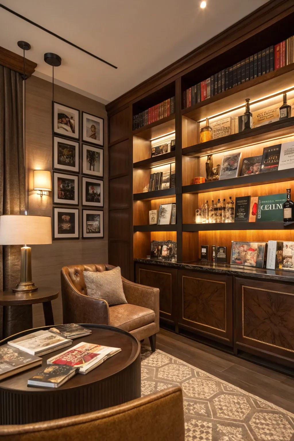 Literature and magazines offer leisurely reading options.