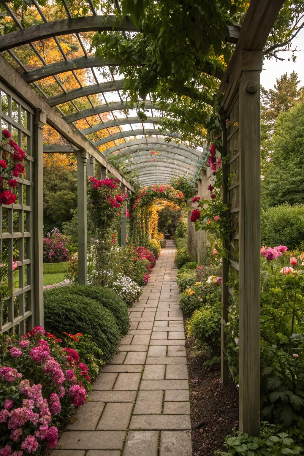 Reflect your yard's charm while improving privacy using a mirrored trellis.