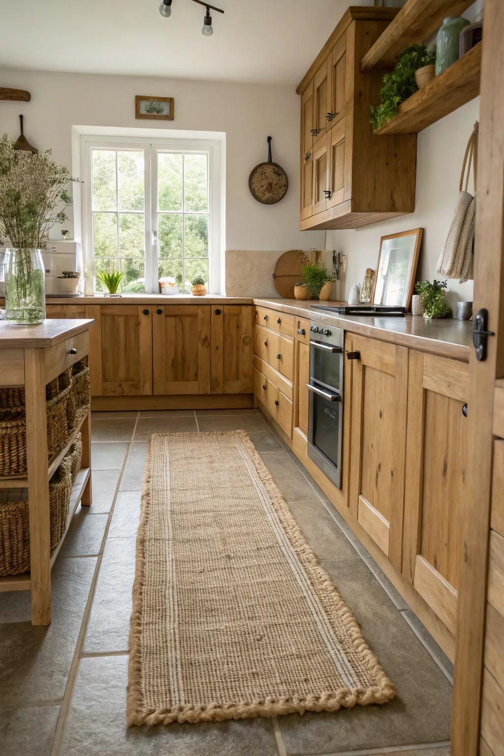 Jute rugs offer a natural, organic aesthetic.