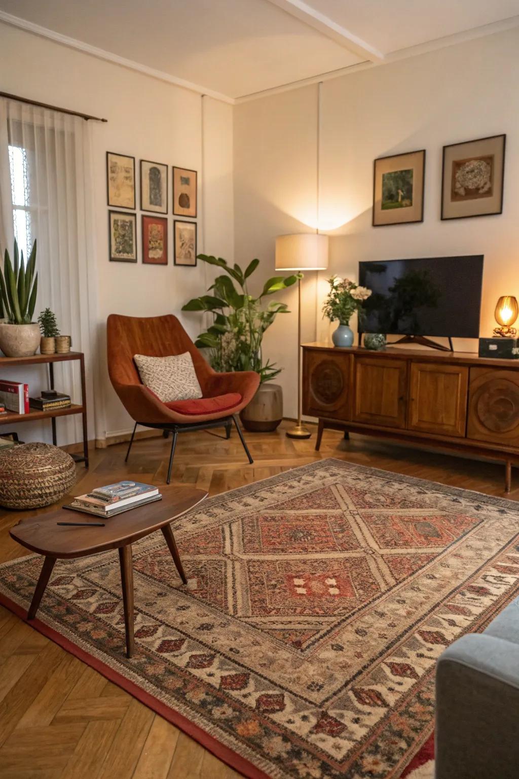 Eclectic mixes of styles add personality to your decor.