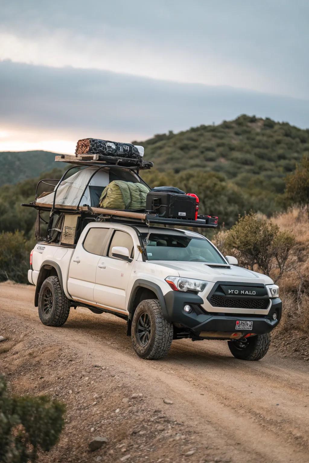 Equip your Tacoma for off-road adventures with overland gear.