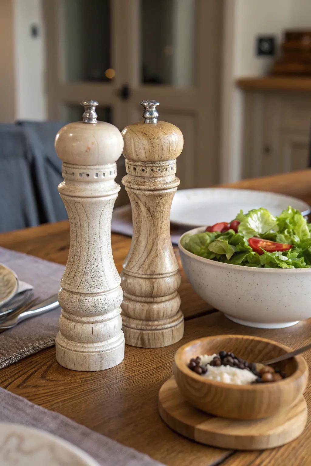 Stylish grinders that also function as elegant decor.
