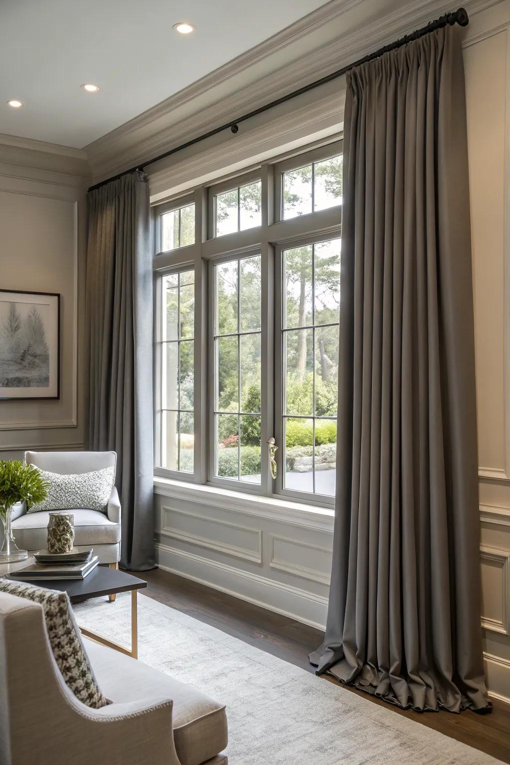 Gray trim offers a sophisticated and timeless appearance.