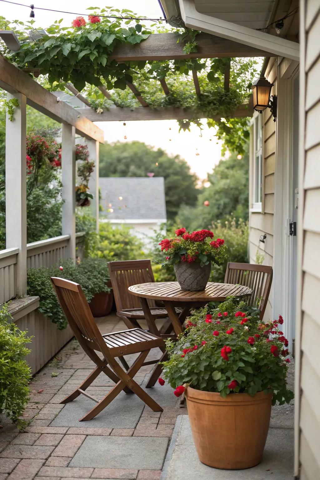 Staging outdoor spaces can add valuable appeal to your property.