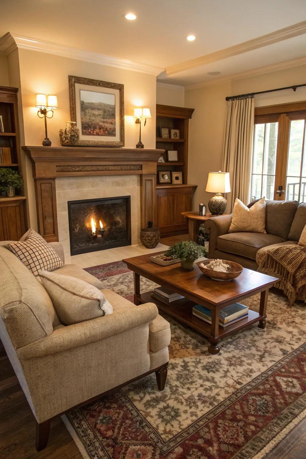 Thoughtful furniture arrangement boosts room flow and functionality.