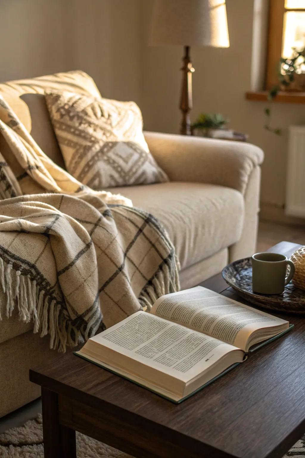 Refined decor pieces can suggest a lifestyle of comfort and leisure.