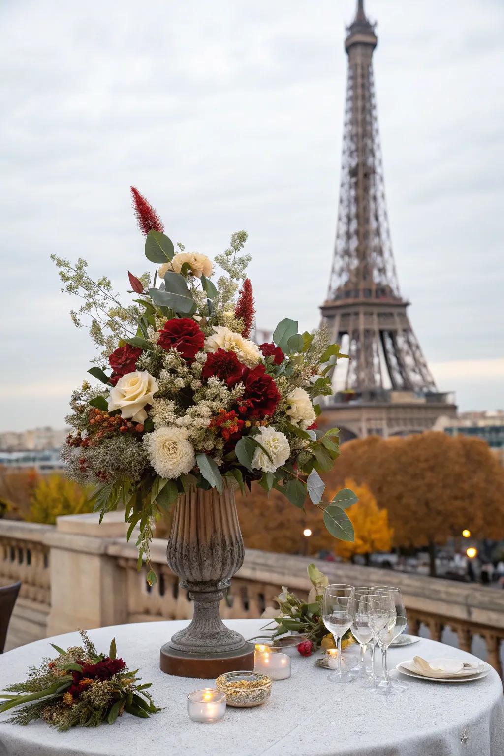 Seasonal décor ideas for vase centerpieces.