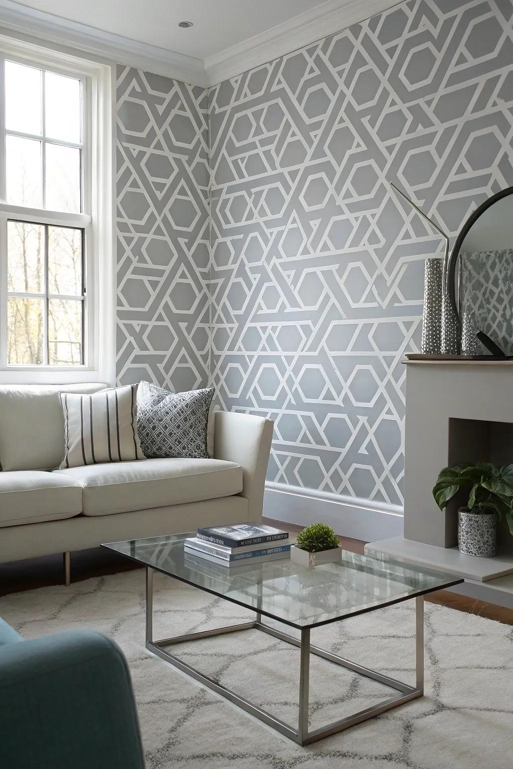 A feature wall can add a stylish statement to any space.