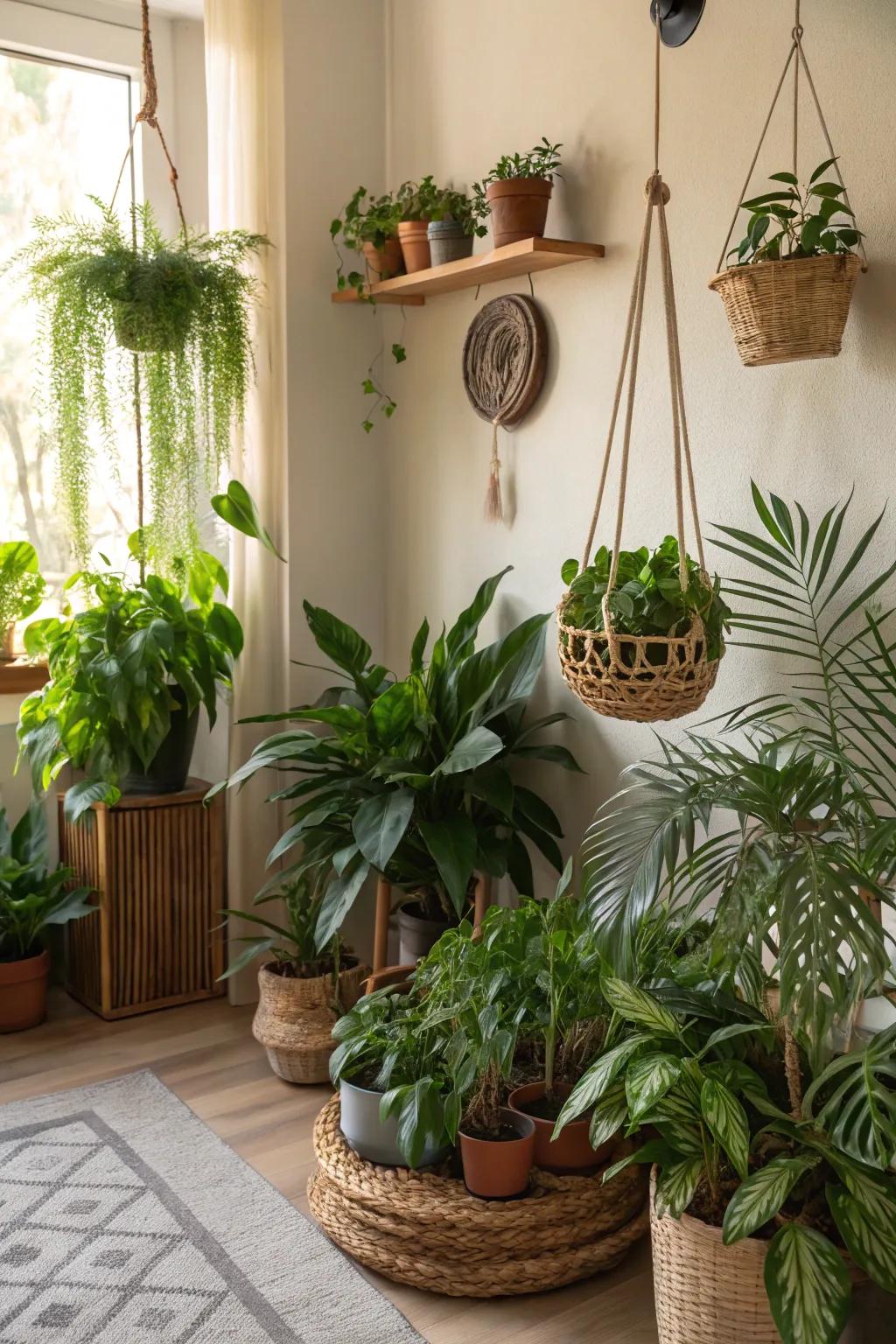 Houseplants add vibrancy and freshness to your home.