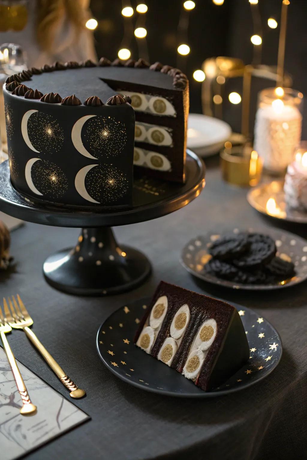 Unveiling the moon's mystery inside.