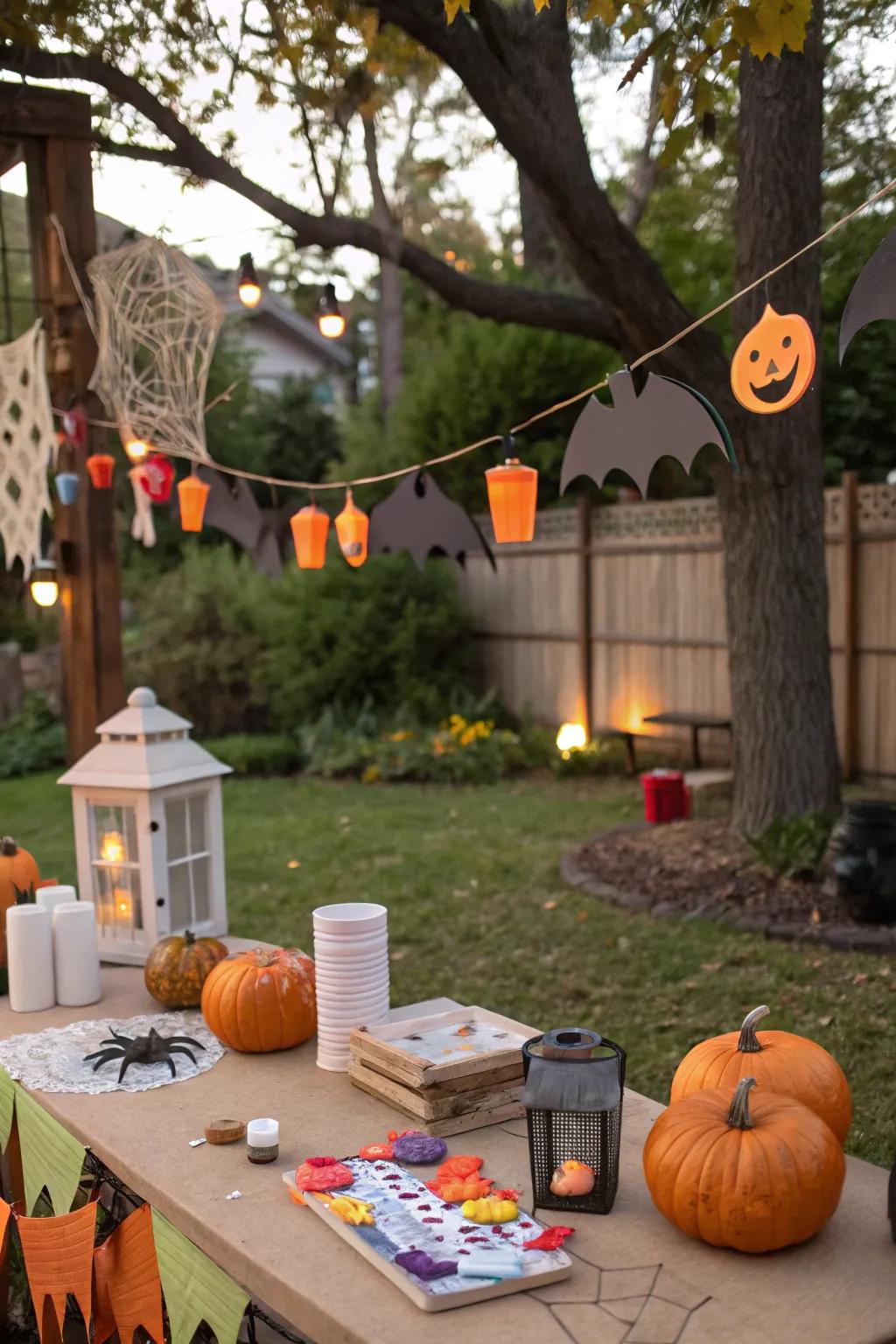 Get creative with a craft station that guests of all ages will enjoy.