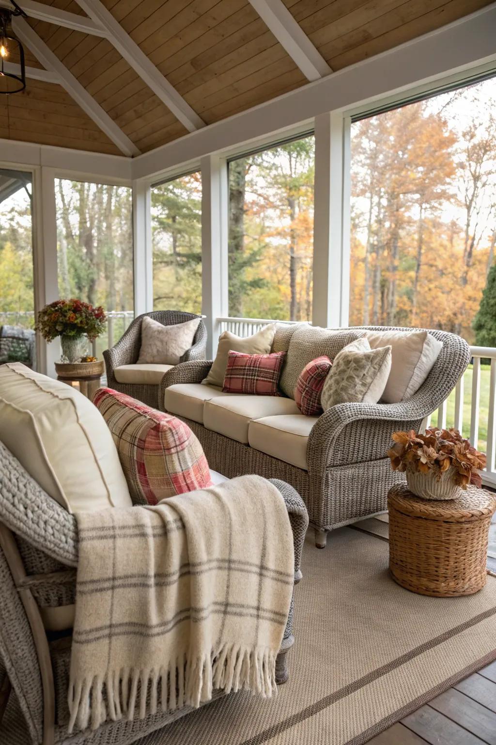 Inviting seating that makes you want to kick back and relax.