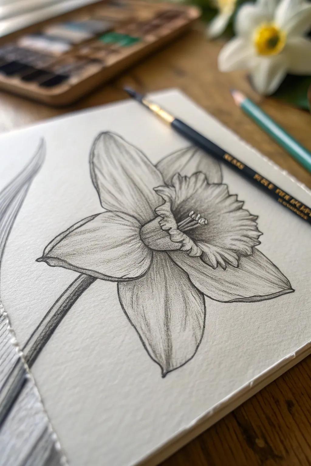 Narcissus flowers capturing classic beauty with elegant simplicity.