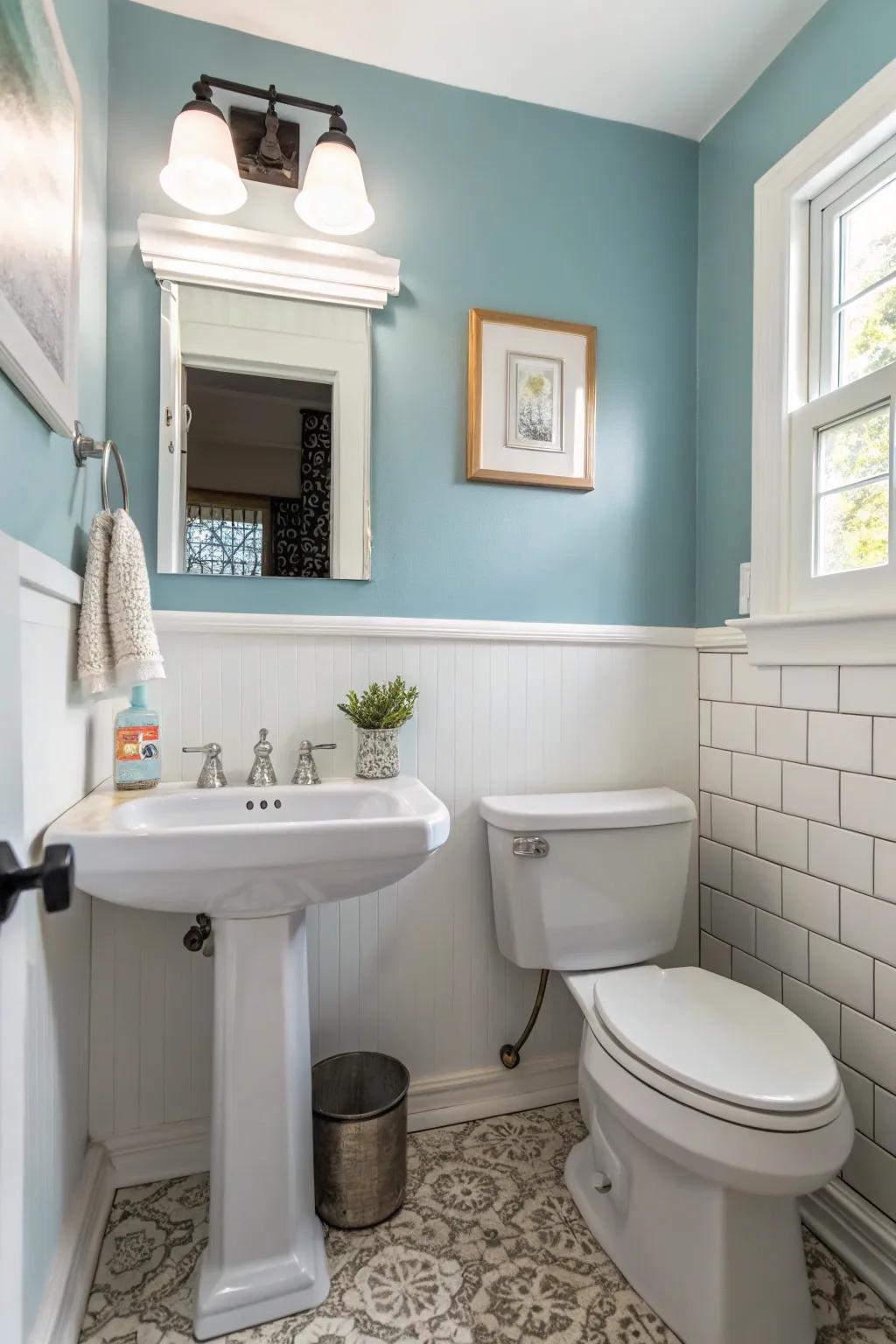 Affordable upgrades can refresh your half bath with minimal investment.