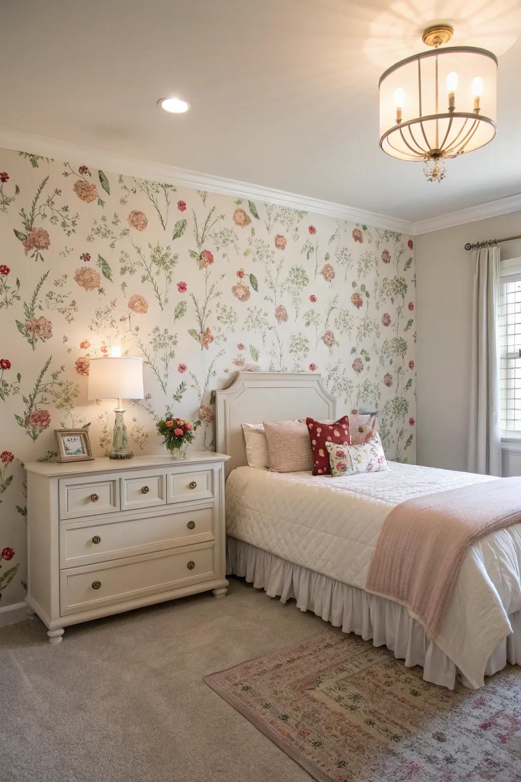 Wall decor transforms a space with its energetic patterns.