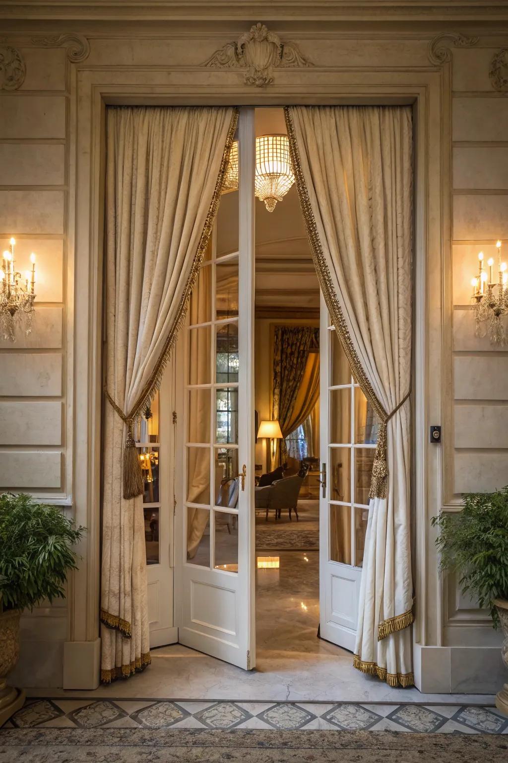 Tassels provide a charming embellishment to your curtains.