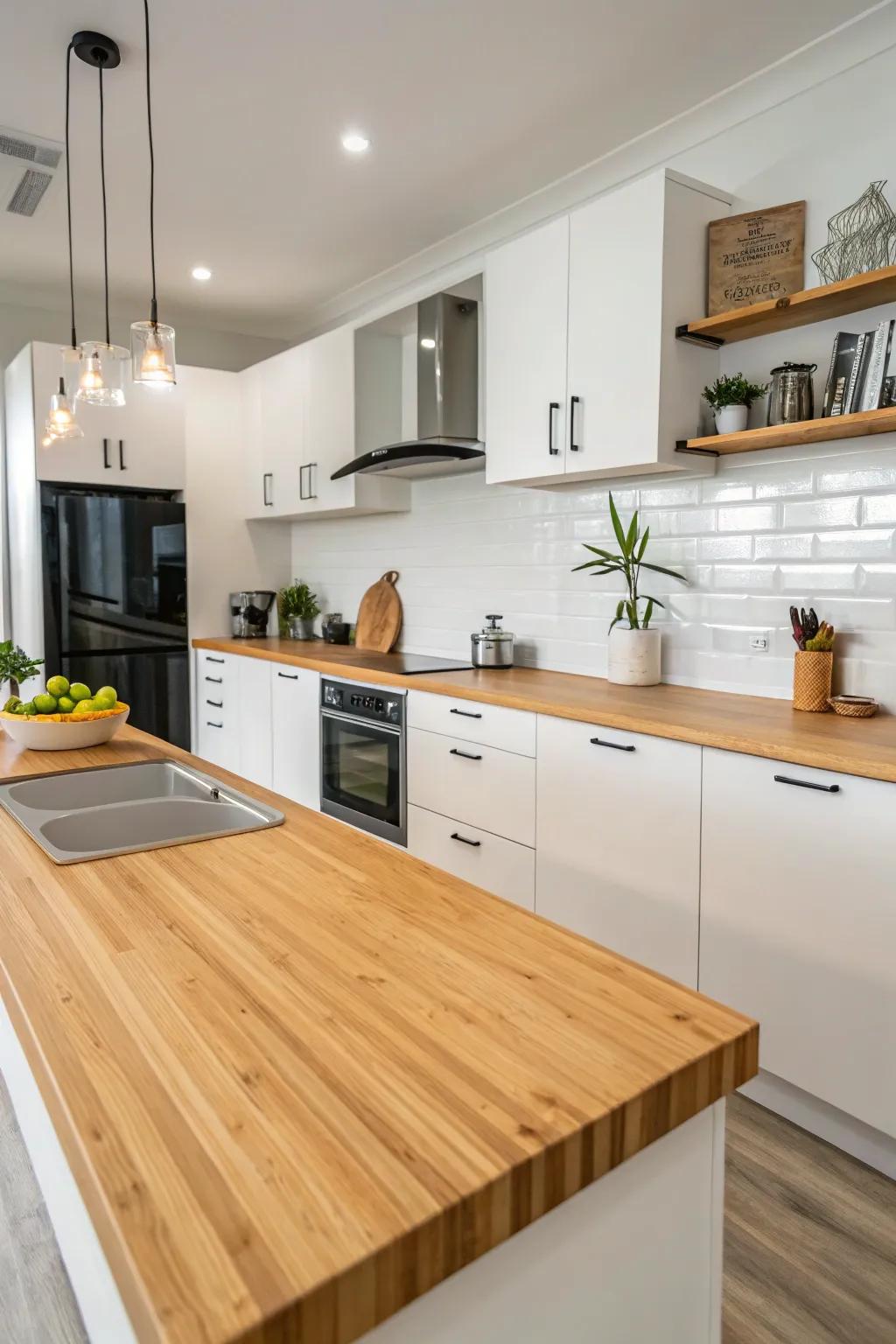 Arundinaria work surfaces furnish a sustainable and chic alternative.