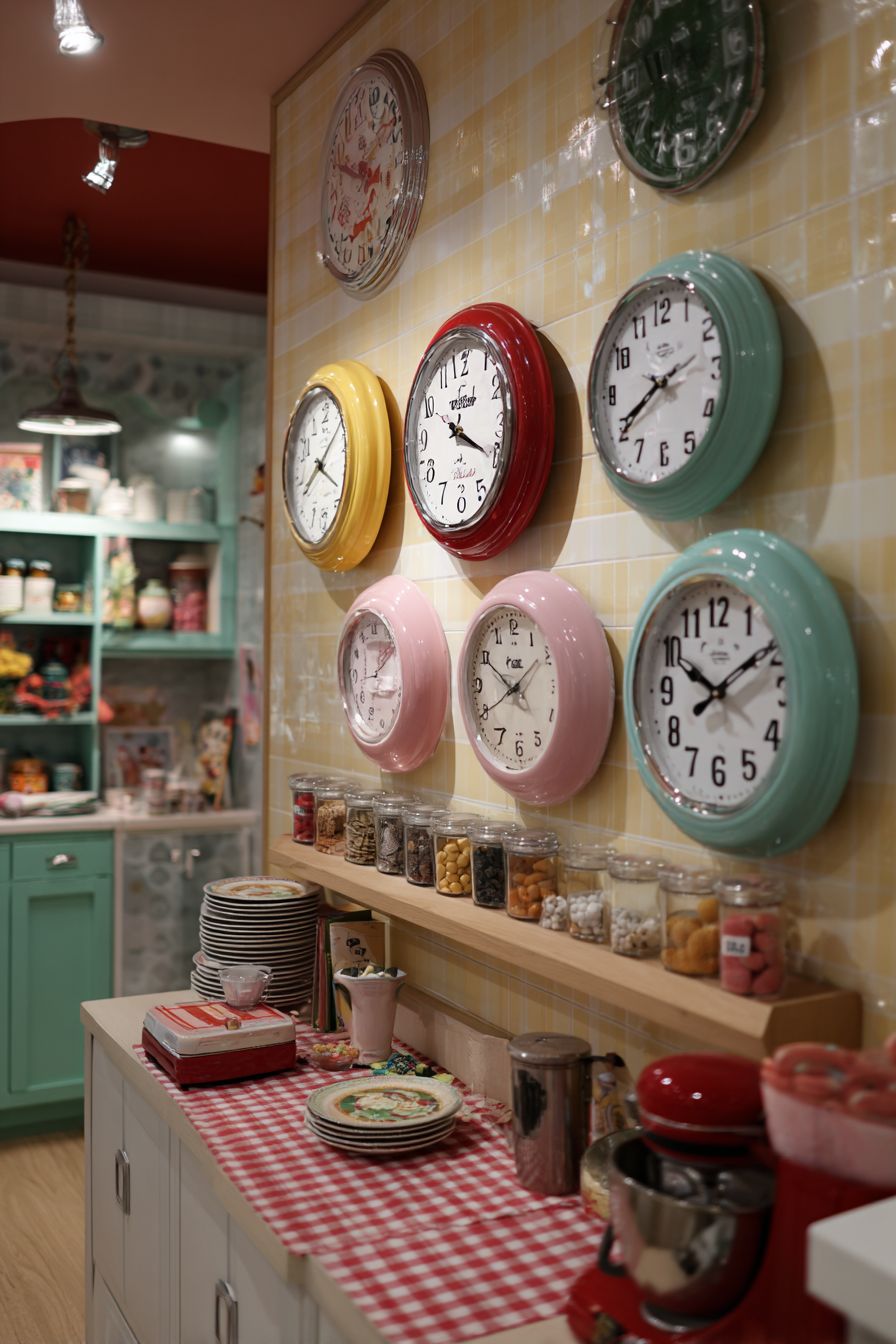 Hang Retro-Inspired Wall Clocks
