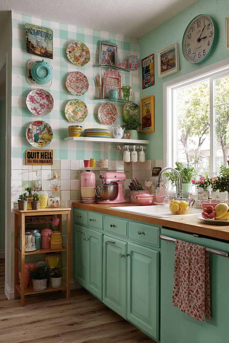 Craft a Retro Kitchen Gallery Wall