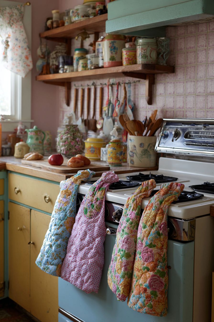 Integrate Kitschy Aprons and Pot Holders
