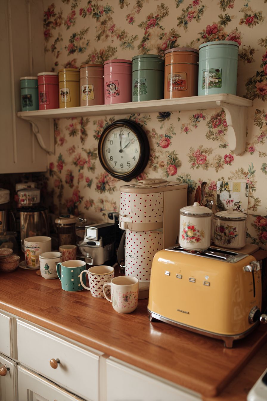 Set Up a Vintage Coffee Station