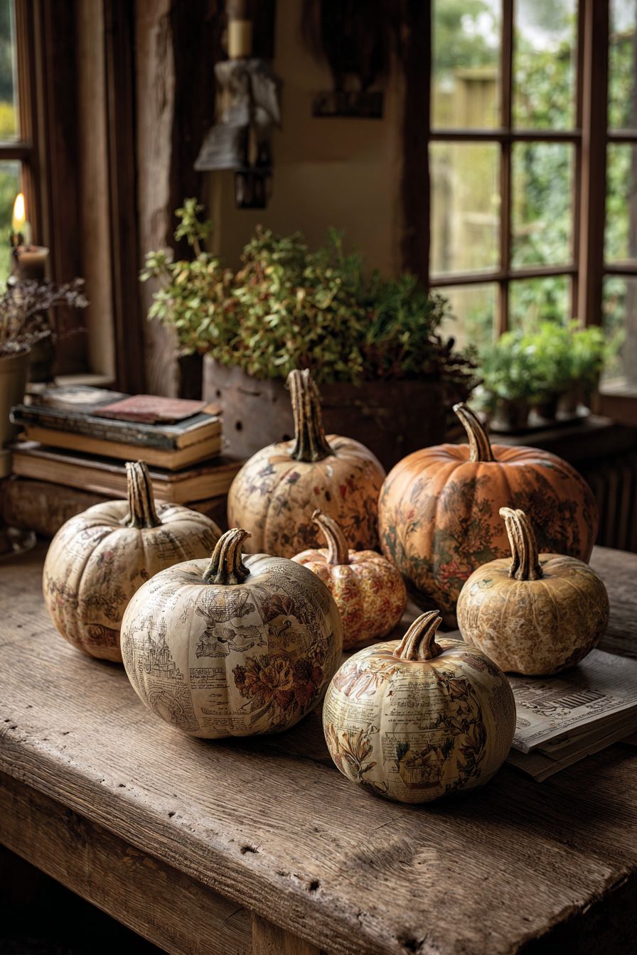 Decoupage with Vintage Paper