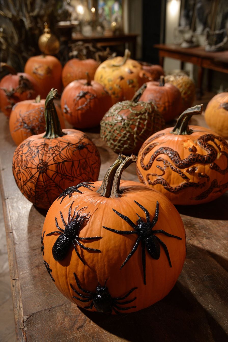 Create Creepy Crawly Pumpkins