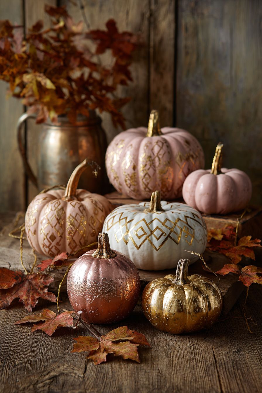 Accentuate with Metallic Spray Paint