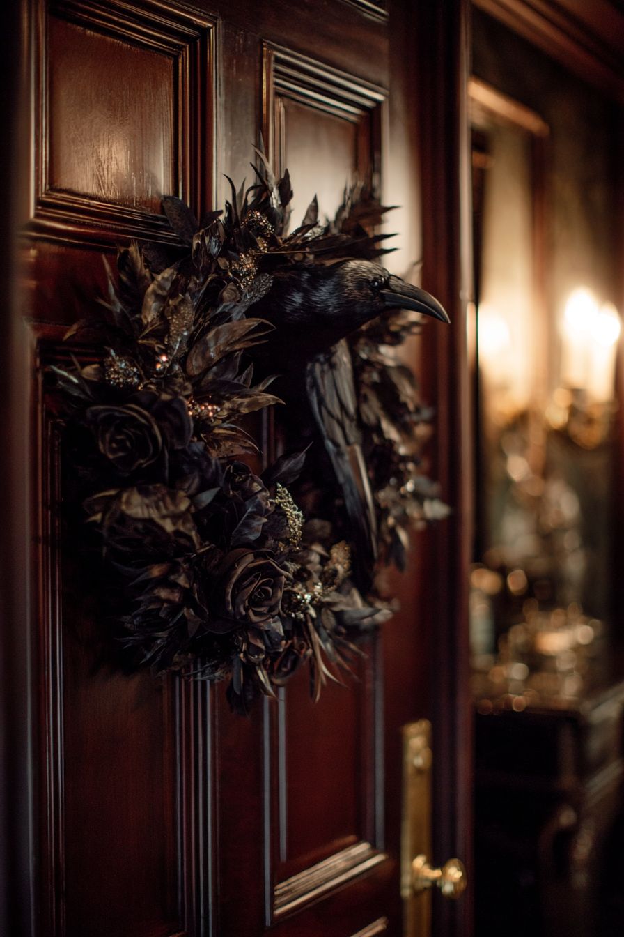 Create an Elegant Raven Wreath