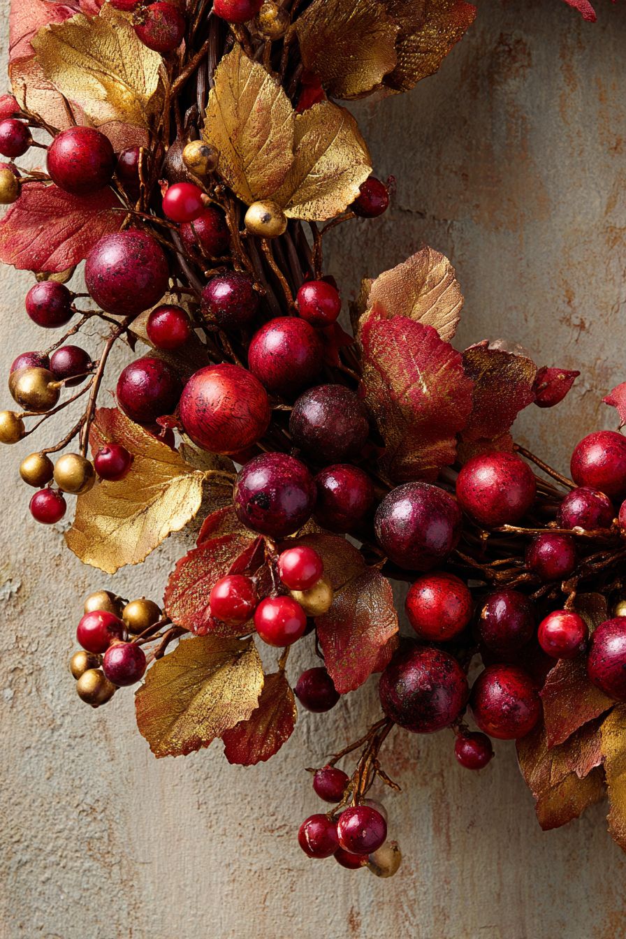 Maximize Beauty with a Berry Wreath