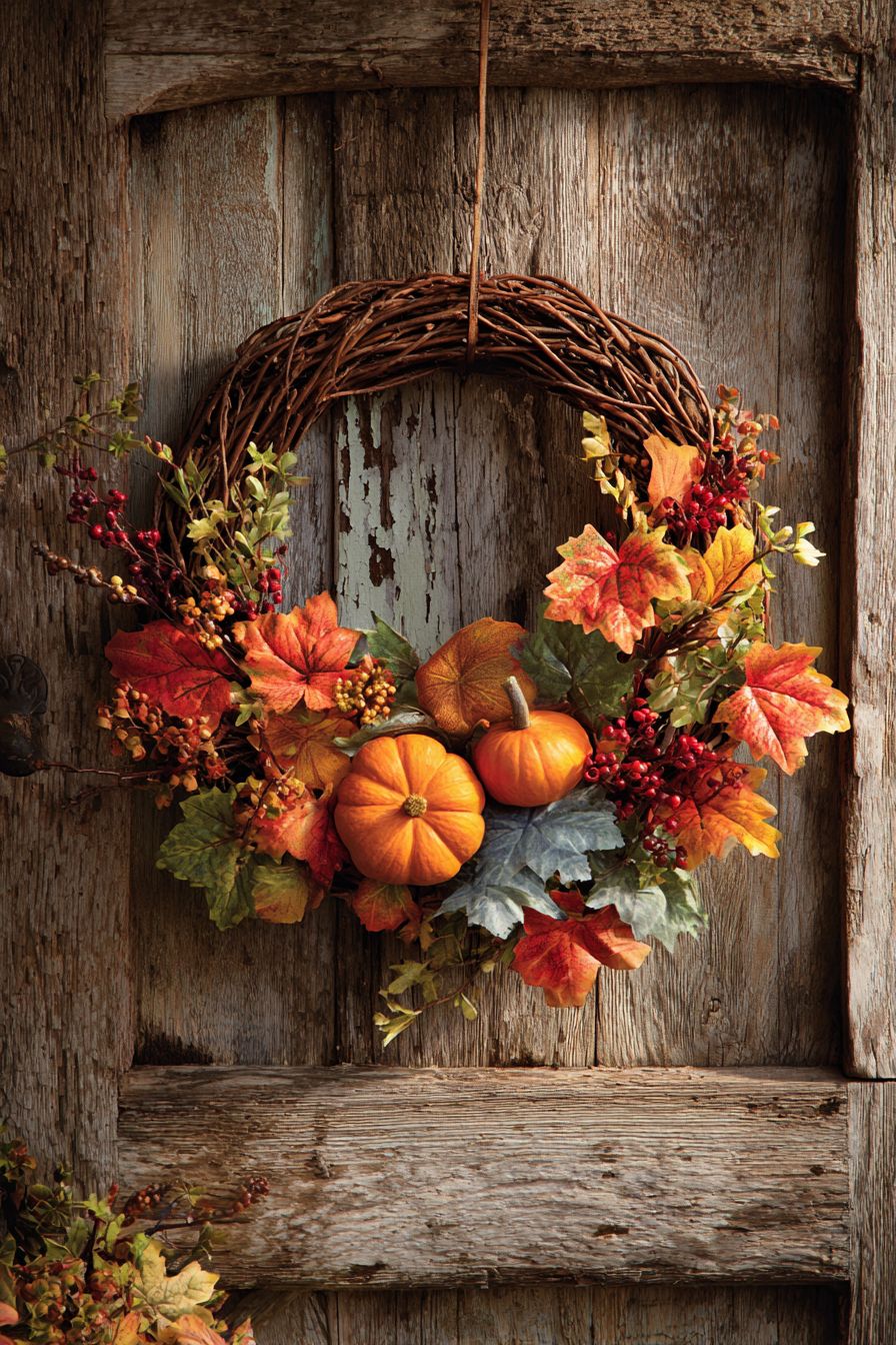 Assemble a Twisted Grapevine Wreath