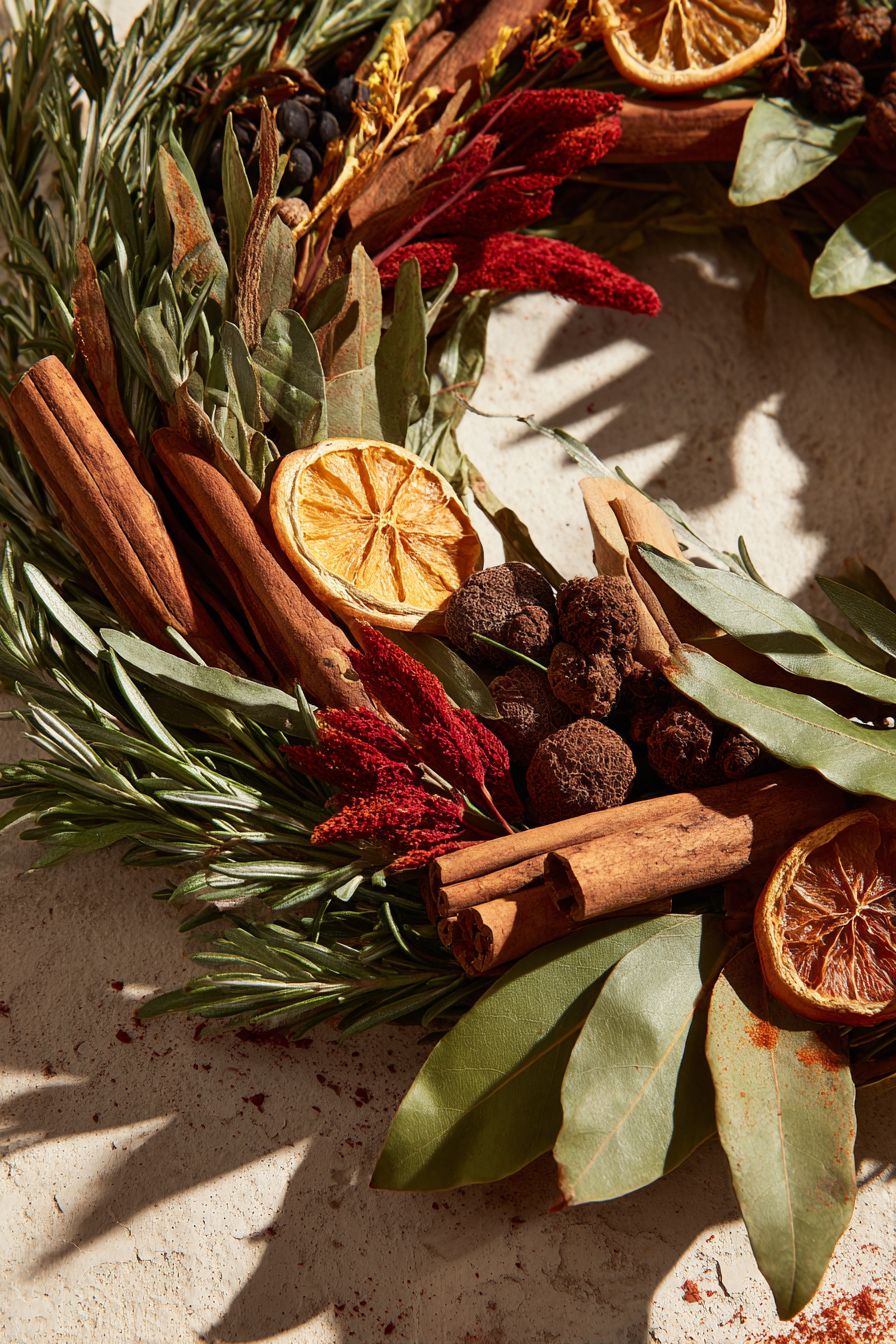 Create a Spice and Herb Wreath
