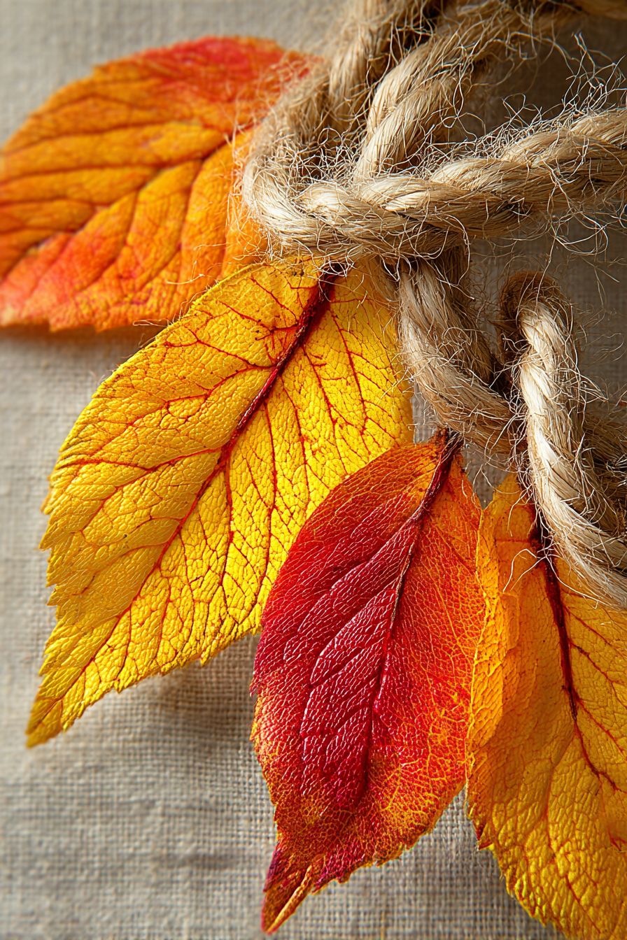 Craft a Simple Twine and Leaf Wreath