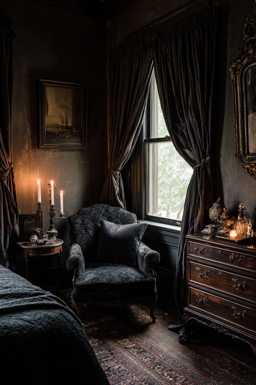 Install Dark Drapes or Curtains