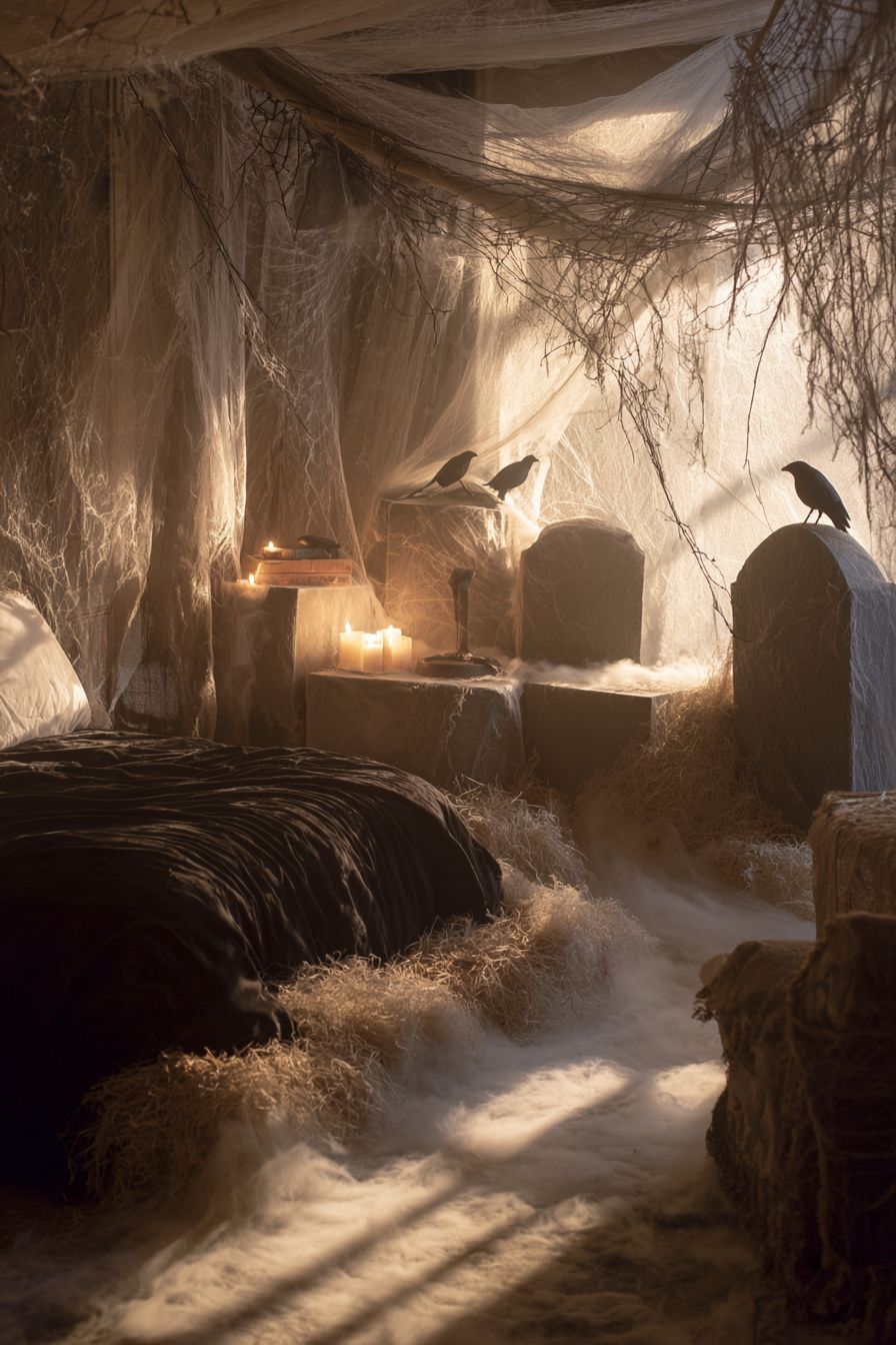 Create a Mini Graveyard Scene