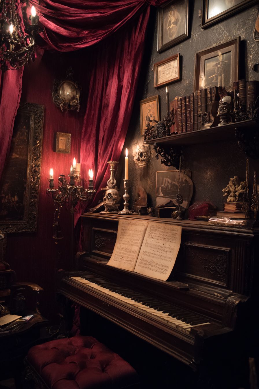Craft a Vampire-Inspired Music Corner