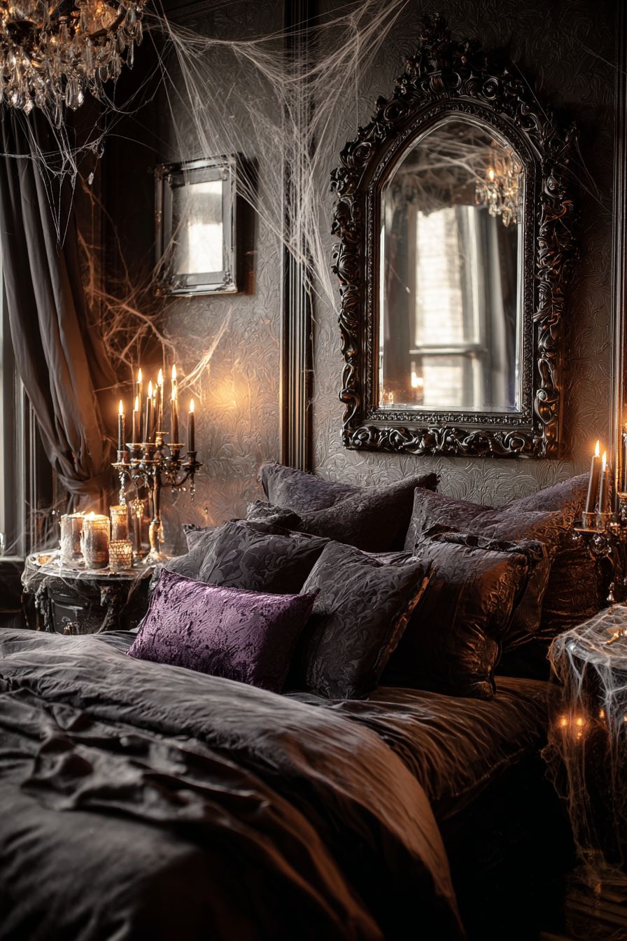 Hang a Framed Gothic Mirror