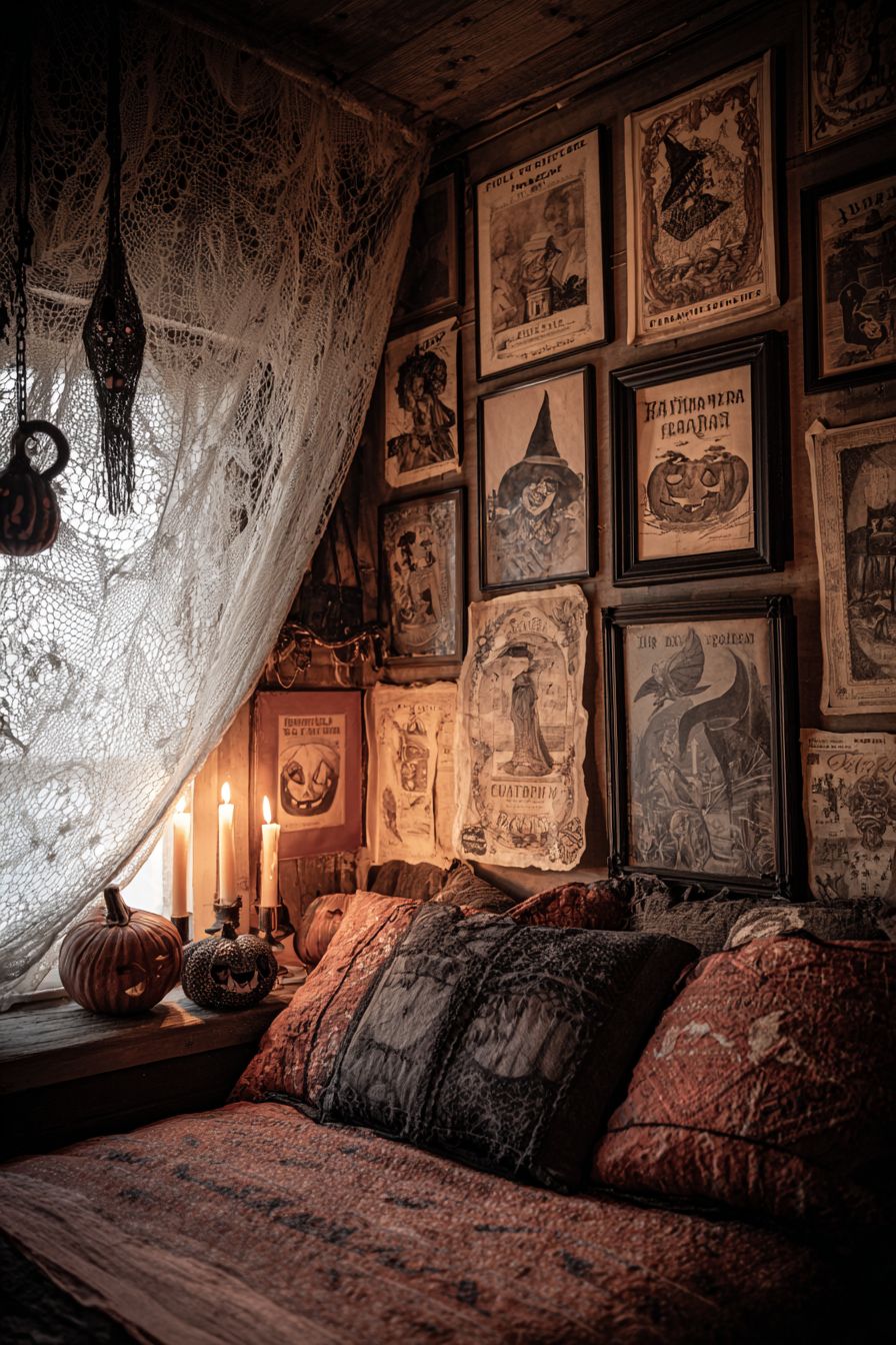 Decorate with Vintage Halloween Postcards