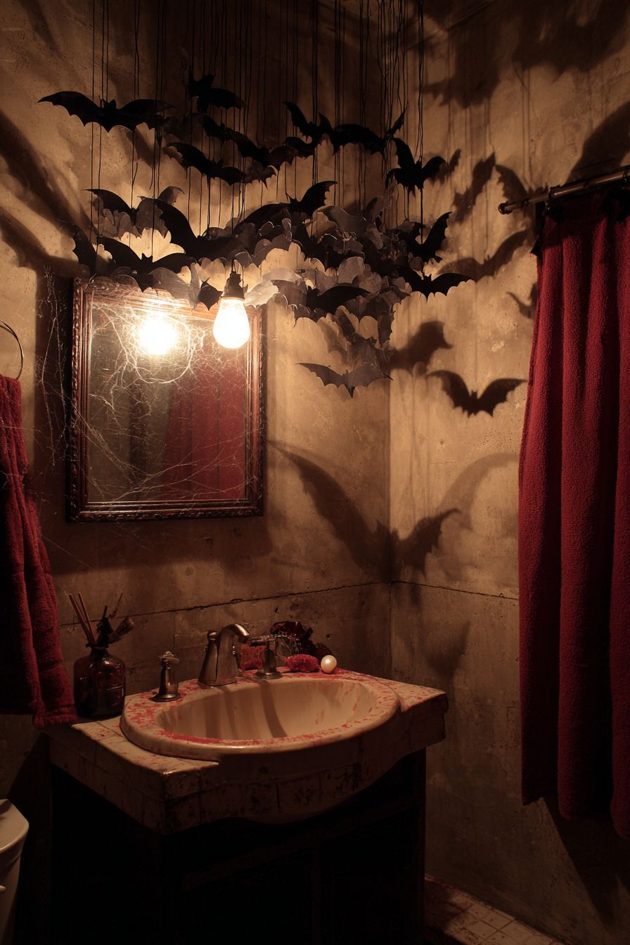 Budget-friendly Bat Mobile for a Terrifying Touch