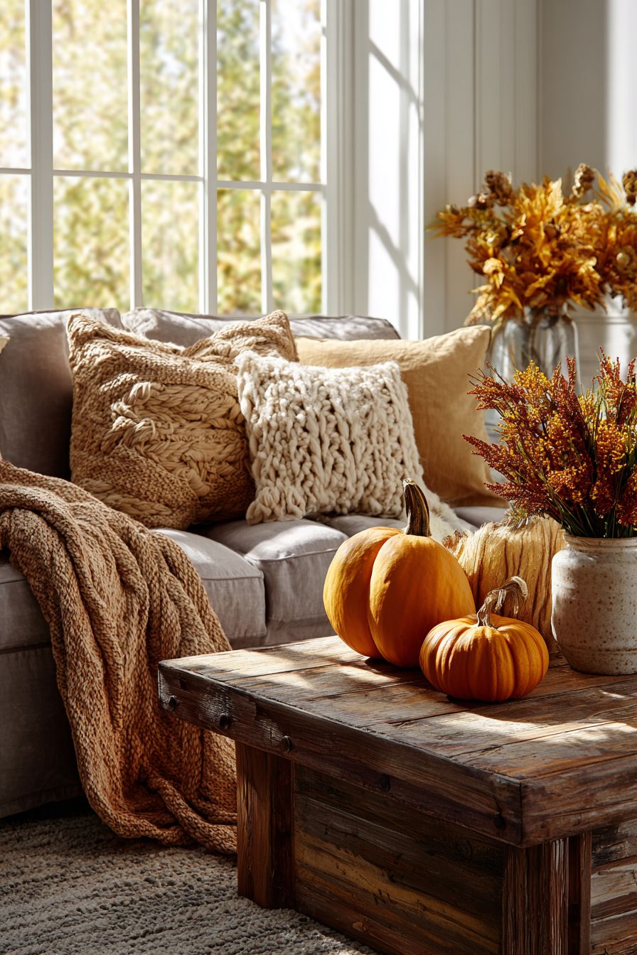 Add Texture with Knitted Cushions