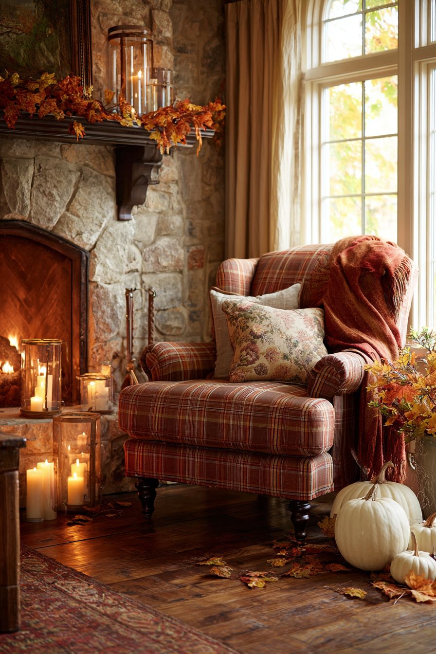 Create Cozy Vibes with Plaid Throws
