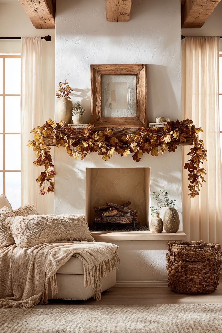 Bring Nature Indoors with Leaf Garlands