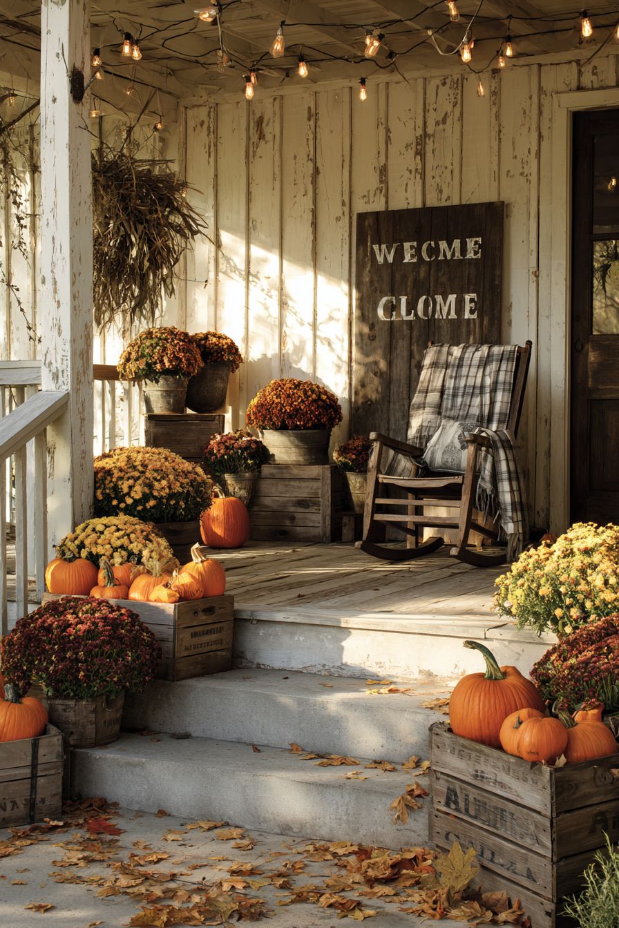 Display a Rustic Welcome Sign