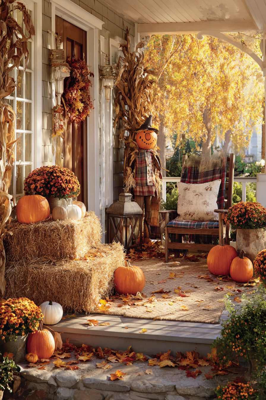 Decorate with a Scarecrow