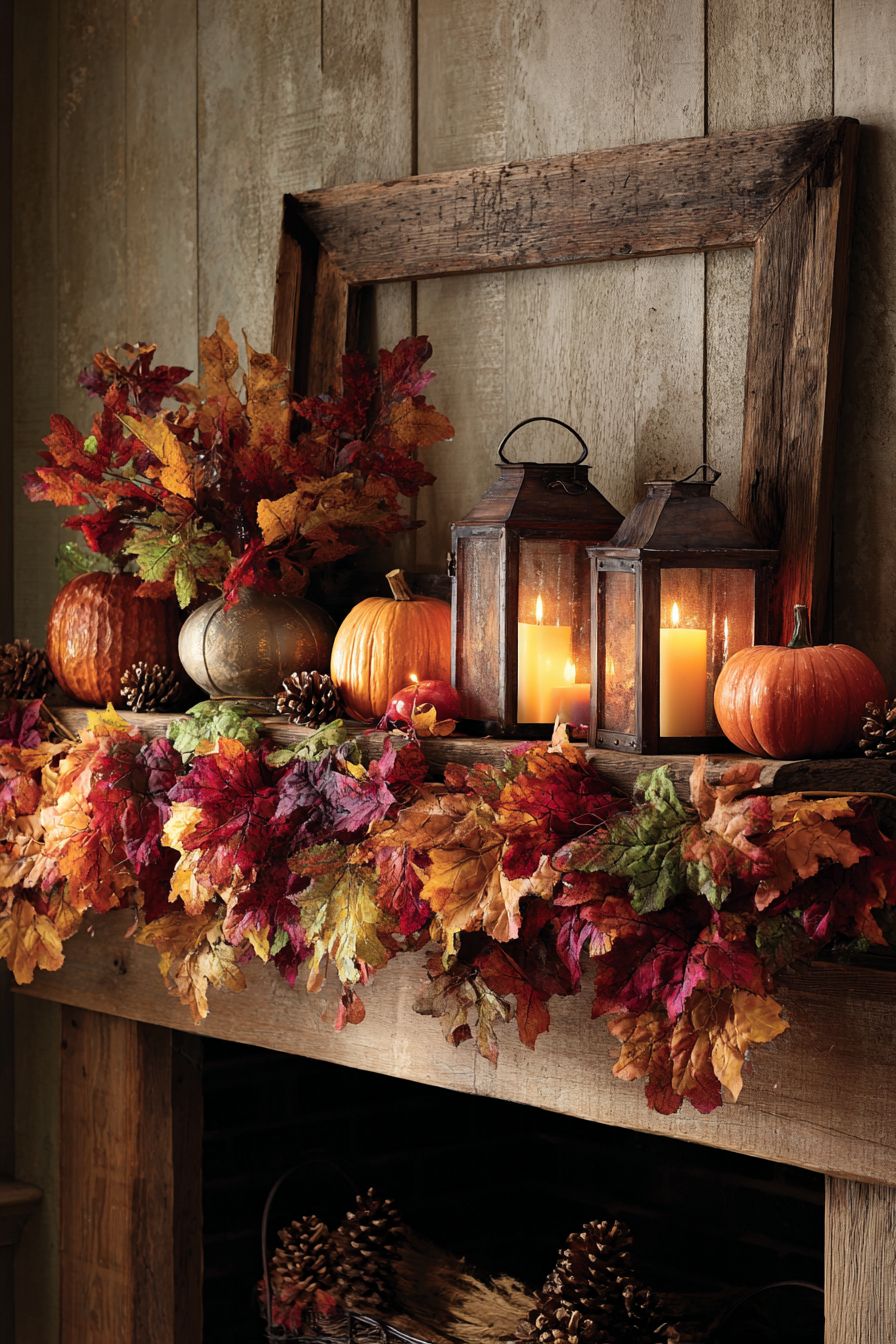 Craft Fabric Leaves Decor