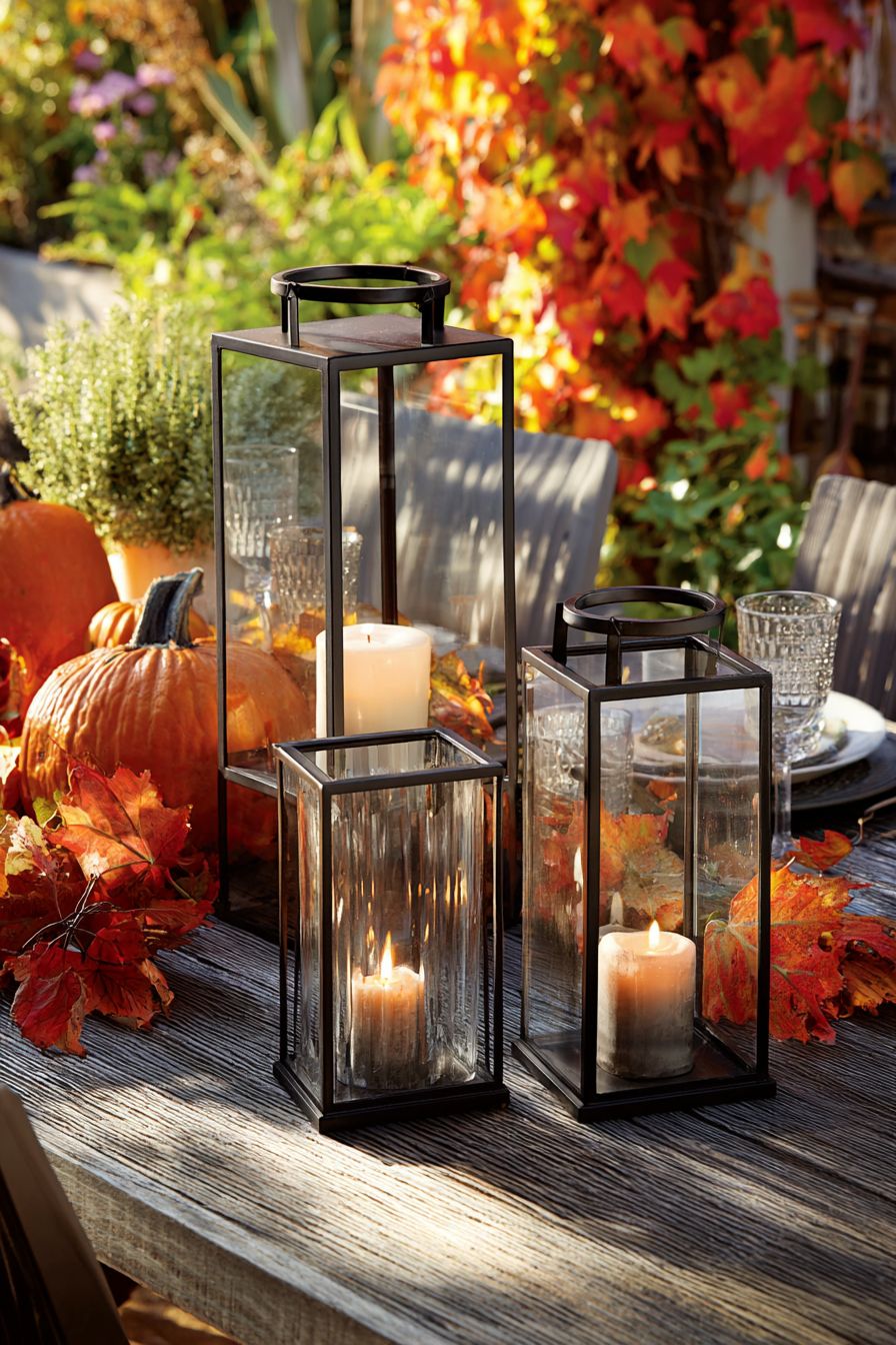Use Wire Lanterns for a Modern Touch