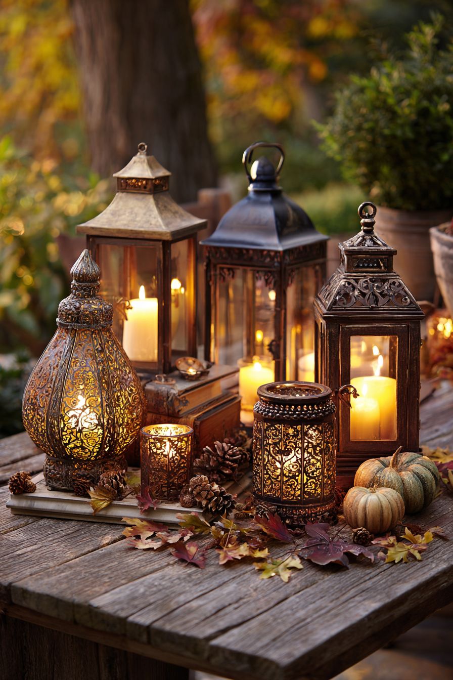 Use Scented Candles in Lanterns