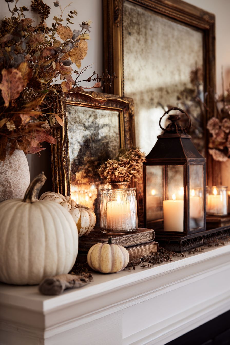 Display Antique Mirrors for Depth