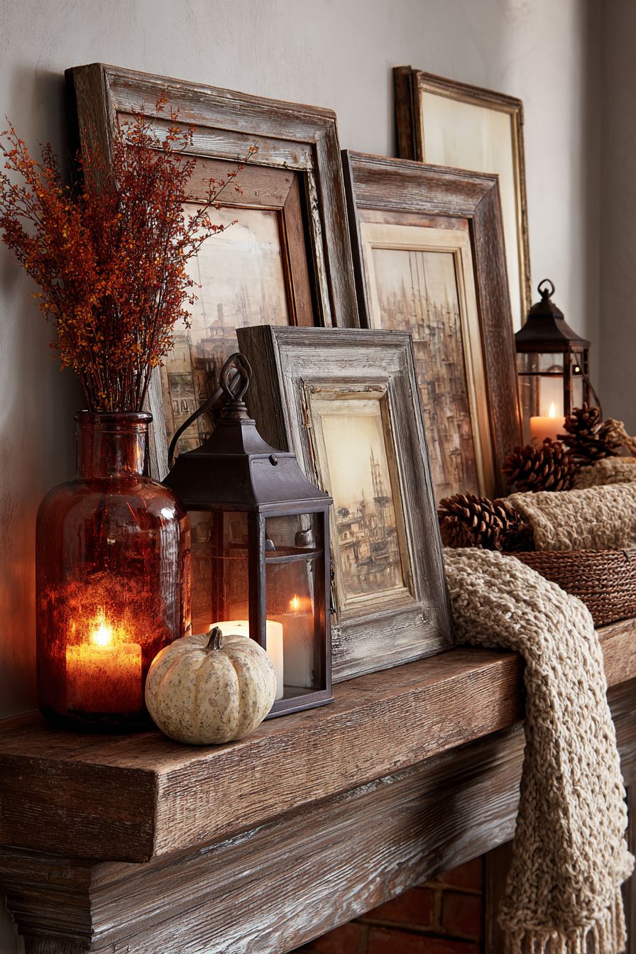 Use Distressed Picture Frames