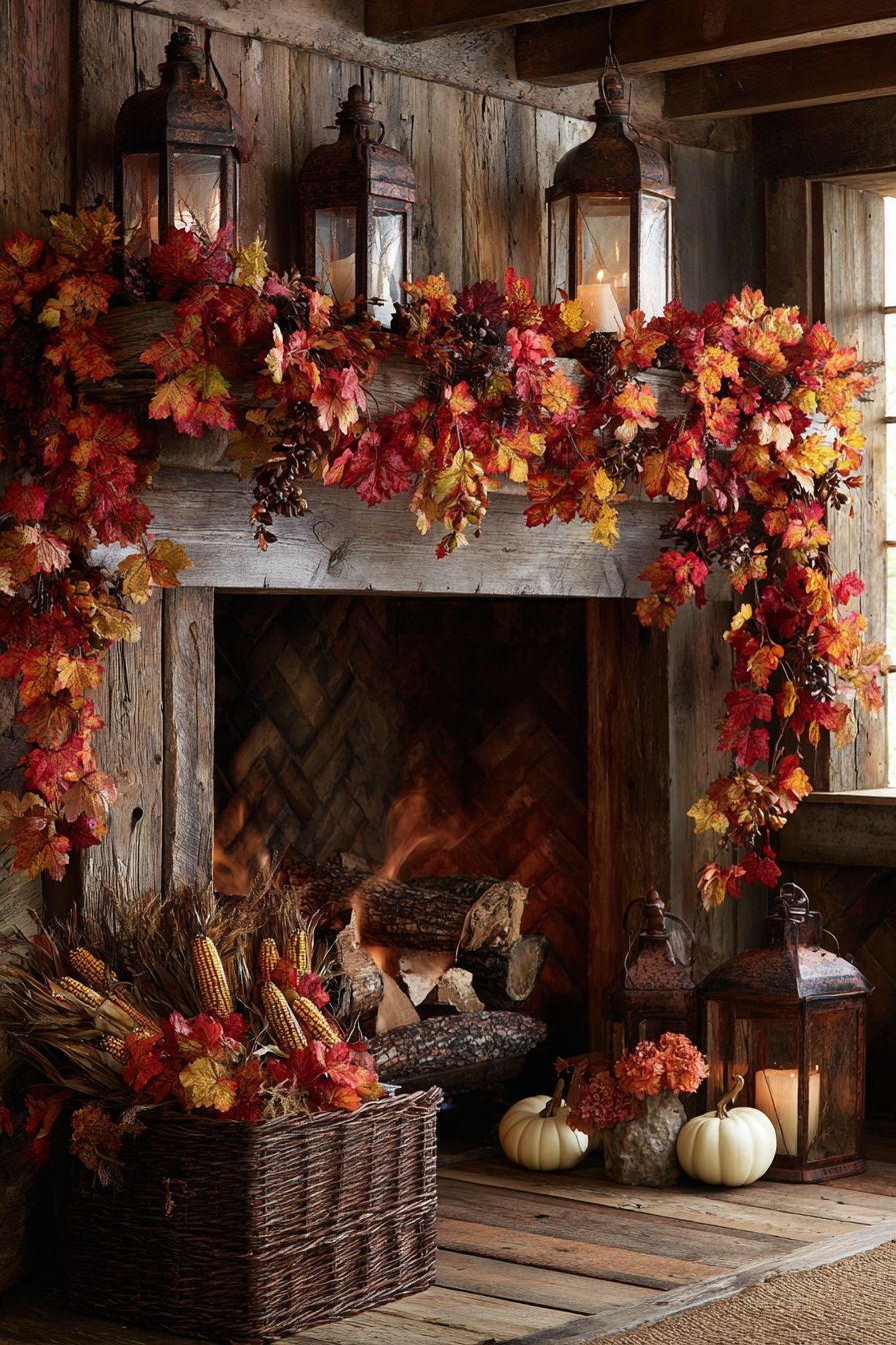Showcase Autumn Leaves Garland